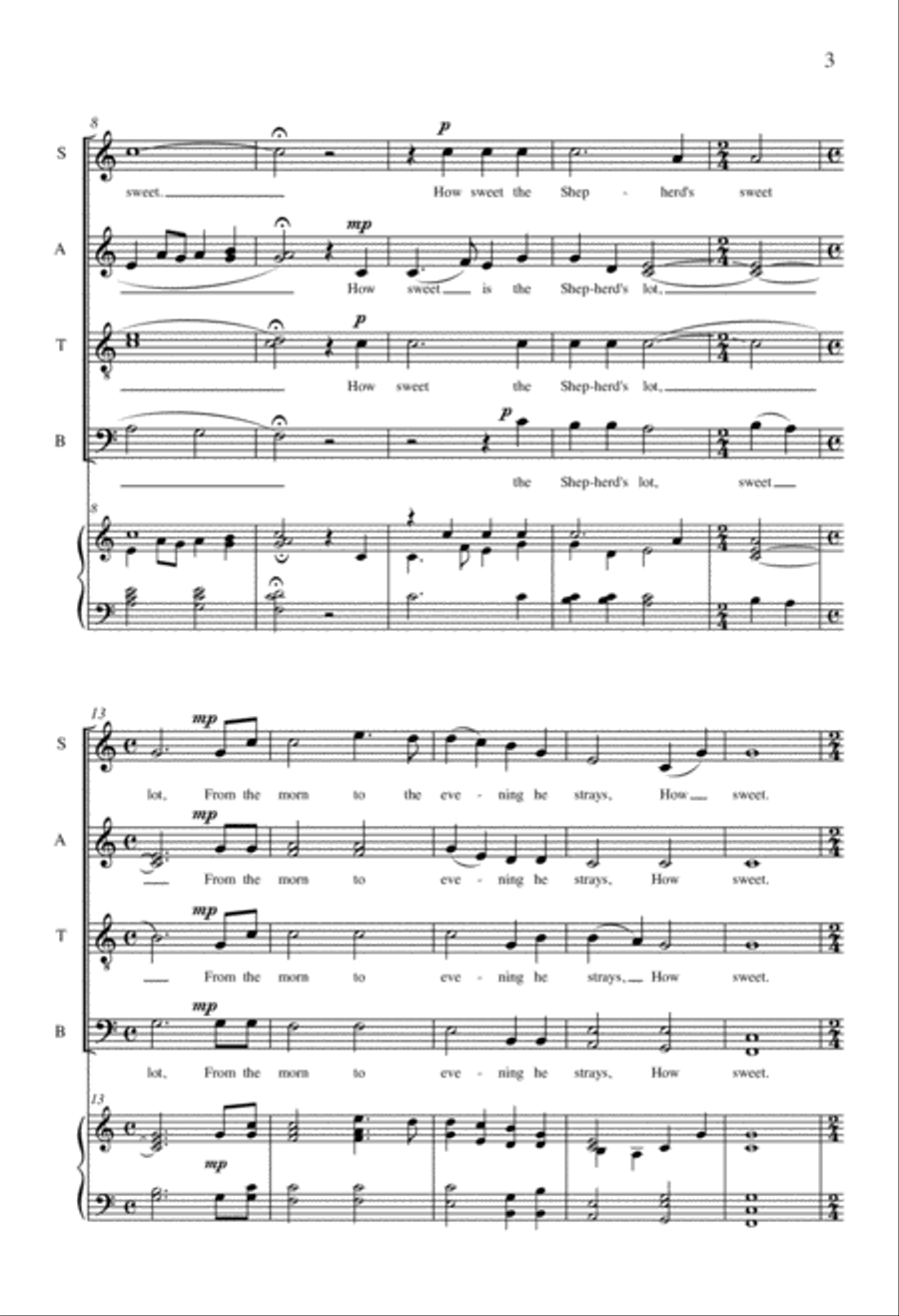 The Shepherd 4-Part scores gallery preview page 2