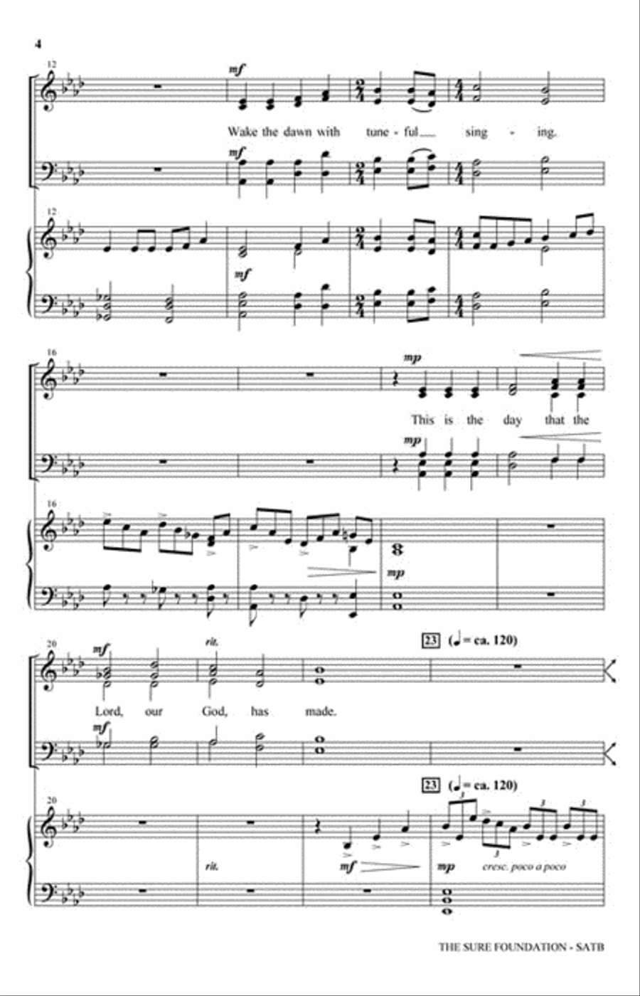 The Sure Foundation Choir scores gallery preview page 3