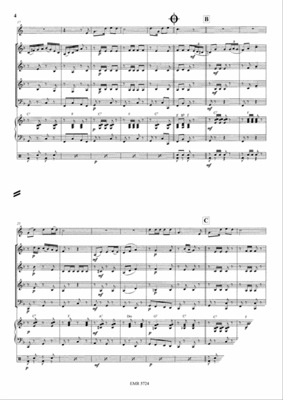 Watering The Periwinkles Concert Band scores gallery preview page 5