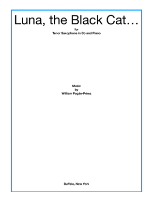 Luna, The Black Cat for Tenor Sax and Piano