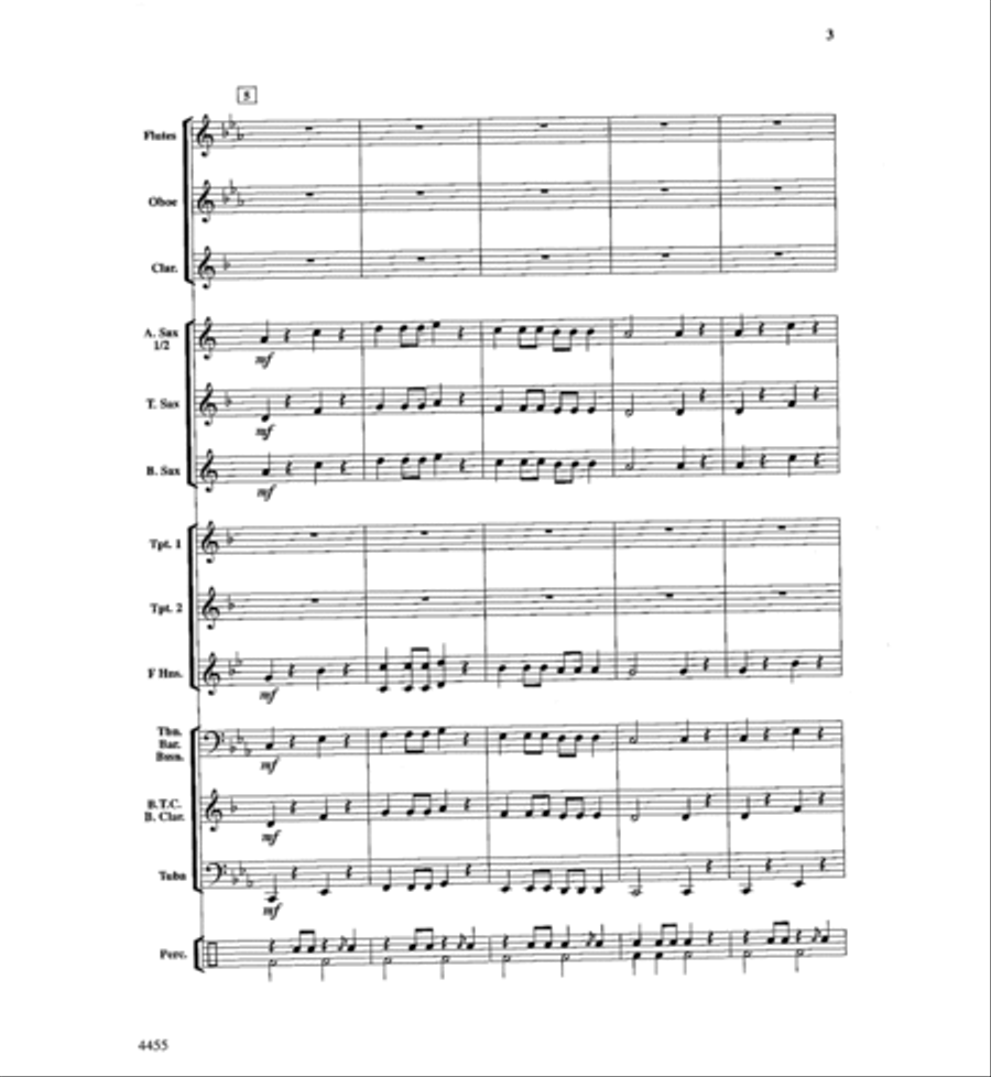 Rattle Snakes! Concert Band scores gallery preview page 3