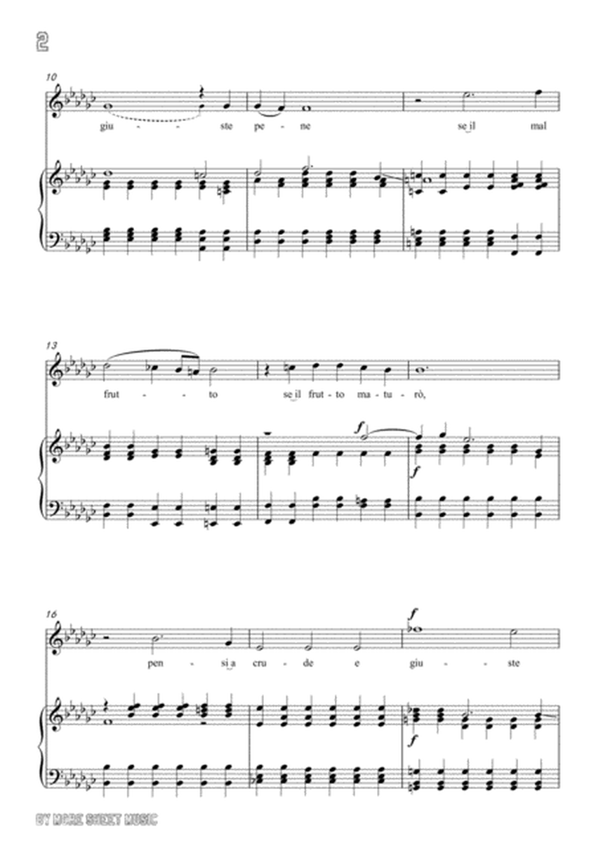 Handel-Chi sprezzando in e flat minor,for Voice and Piano image number null