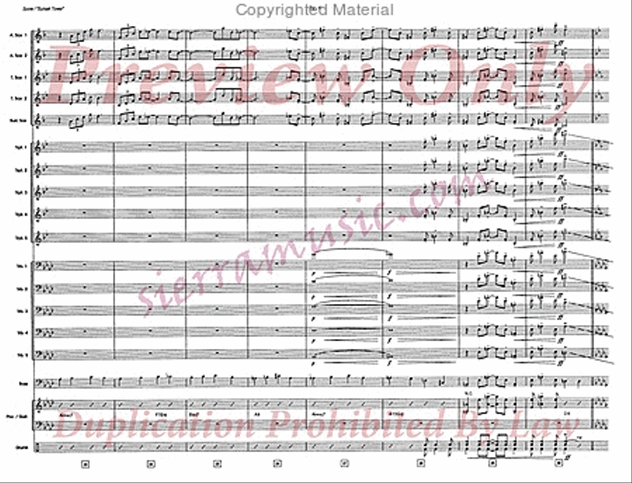 Sunset Tower Sunset Tower Jazz Ensemble scores gallery preview page 5