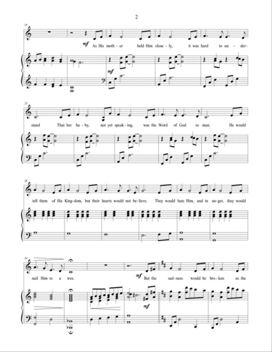 In The First Light Medium Voice scores gallery preview page 2