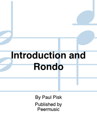 Book cover for Introduction and Rondo