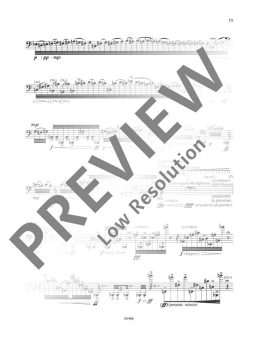 KLAUS-UR KLAUS-UR Bassoon Solo scores gallery preview page 16