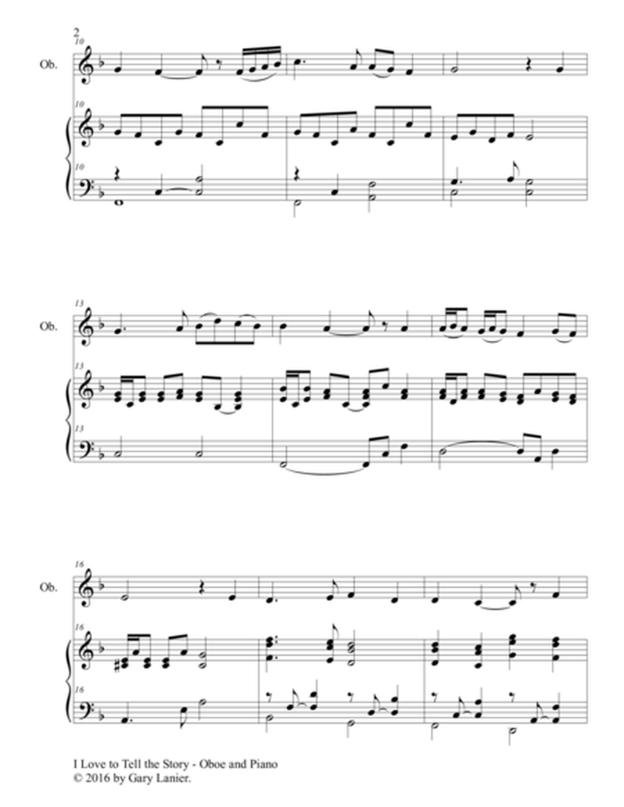 Gary Lanier: 3 BEAUTIFUL HYMNS, Set V (Duets for Oboe & Piano) image number null