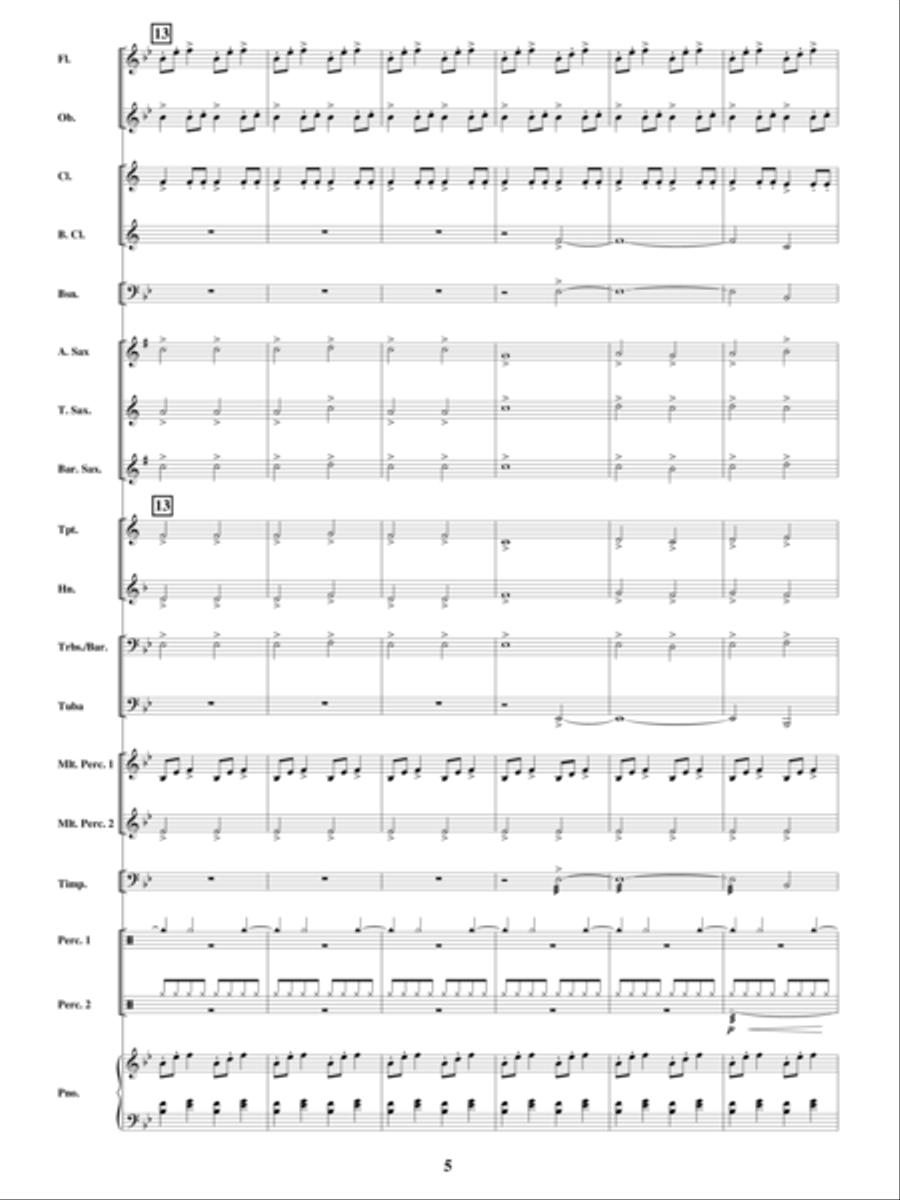 The King's Flourish Concert Band scores gallery preview page 4