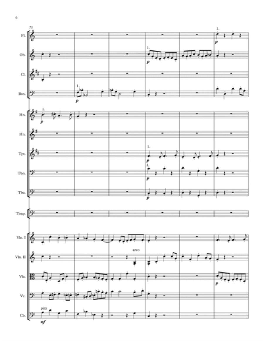 Fugue for Orchestra Fugue for Orchestra Small Ensemble scores gallery preview page 6