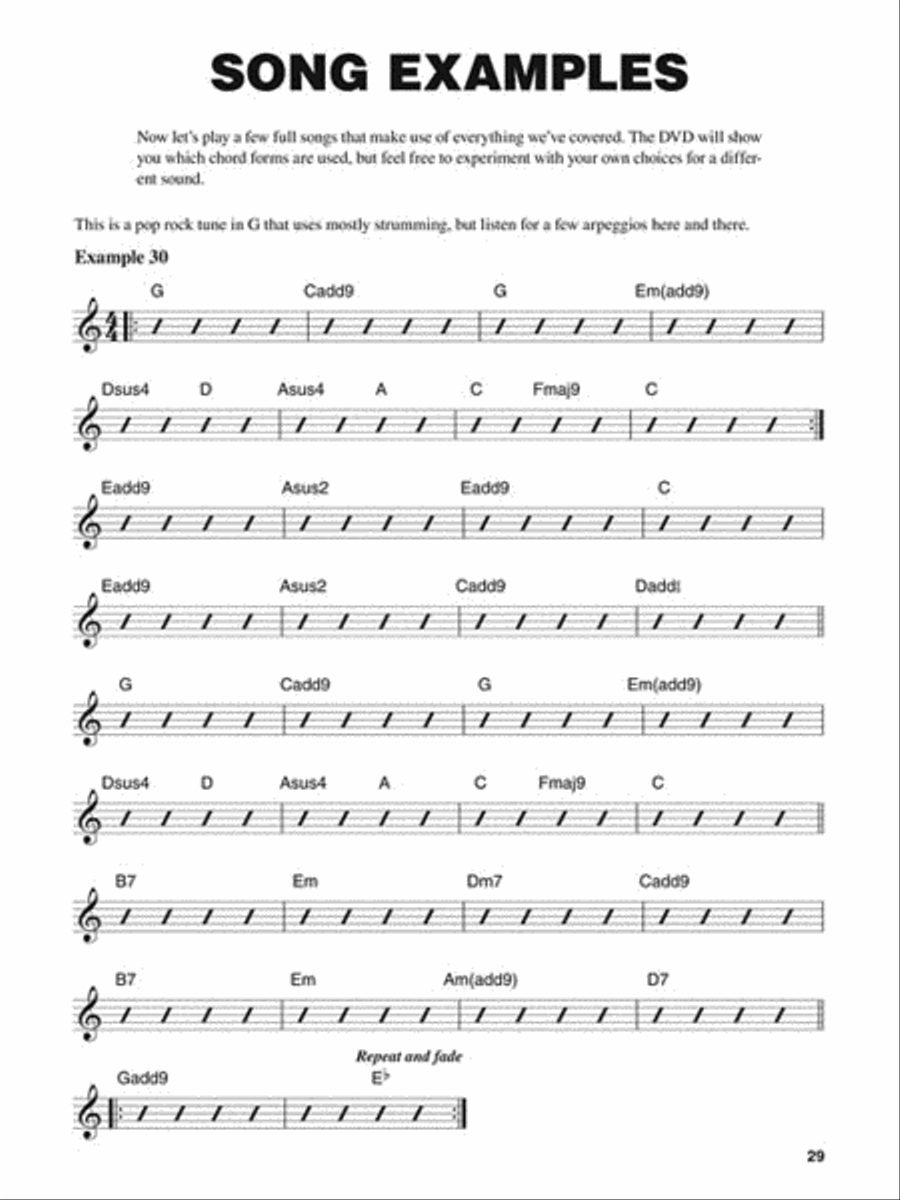 Acoustic Guitar Chords Acoustic Guitar scores gallery preview page 7
