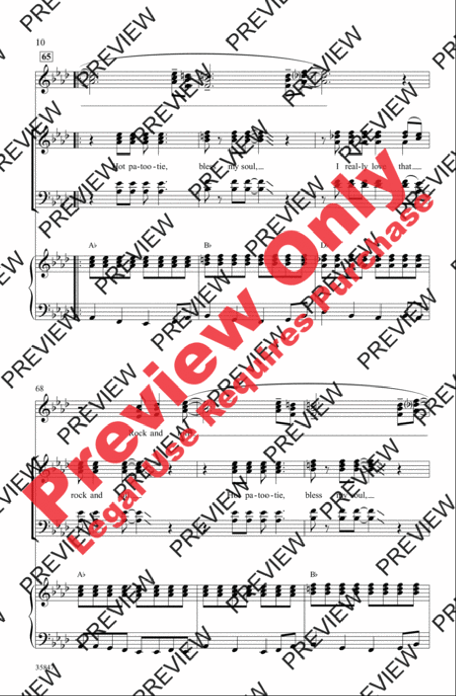 Whatever Happened to Saturday Night 4-Part scores gallery preview page 10