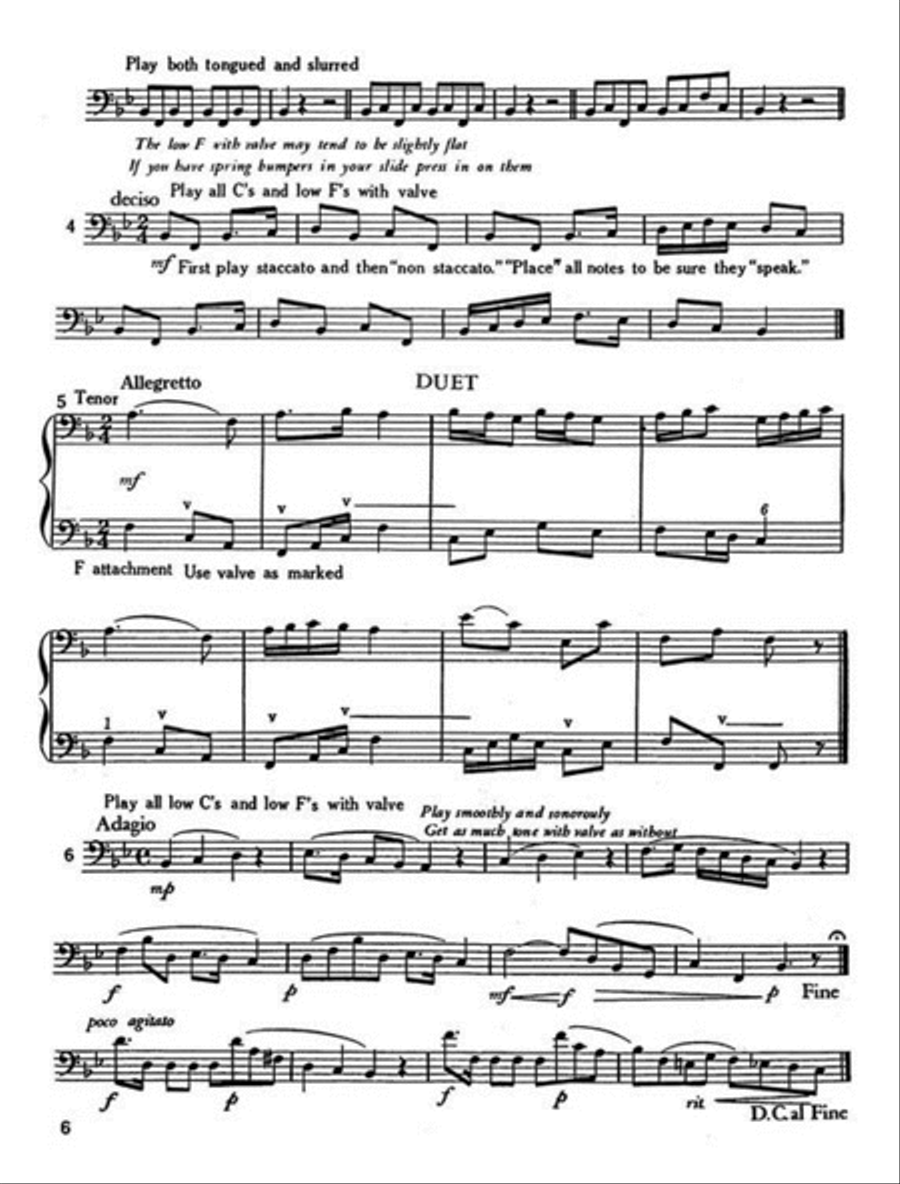 F Attachment And Bass Trombone Bass Trombone scores gallery preview page 2
