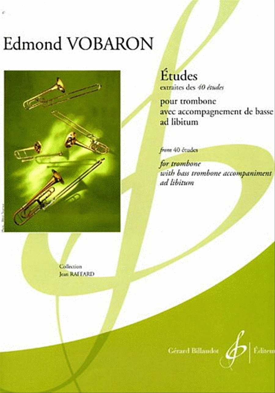 Etudes Trombone scores gallery preview page 1