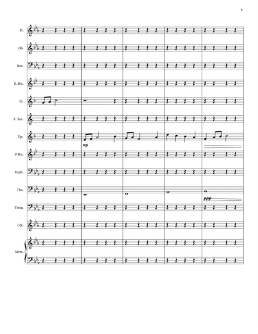 Voyage of the Sea Voyage of the Sea Concert Band scores gallery preview page 6
