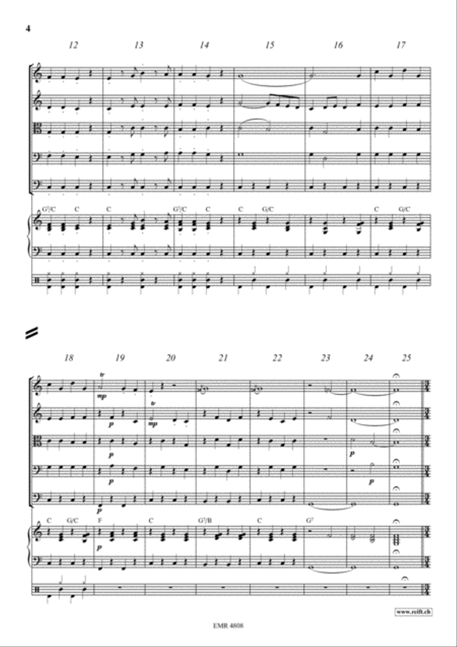 Emperor Waltz Emperor Waltz String Orchestra scores gallery preview page 4