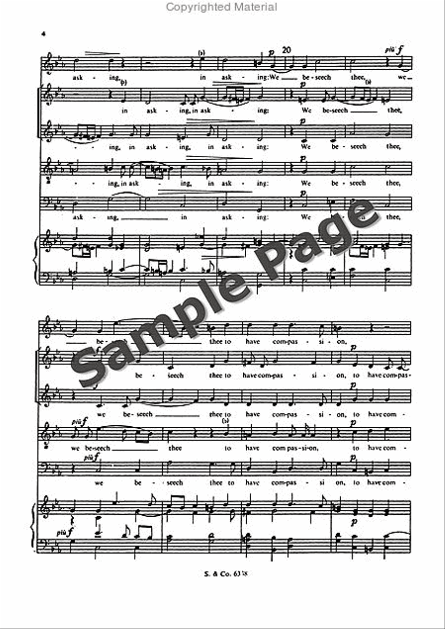 Tomkins Almighty God The Fountain Saatb Mixed Choir scores gallery preview page 5