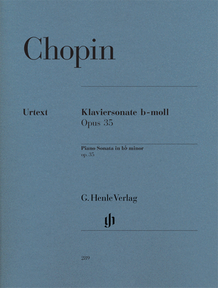 Book cover for Piano Sonata B Flat minor Op. 35