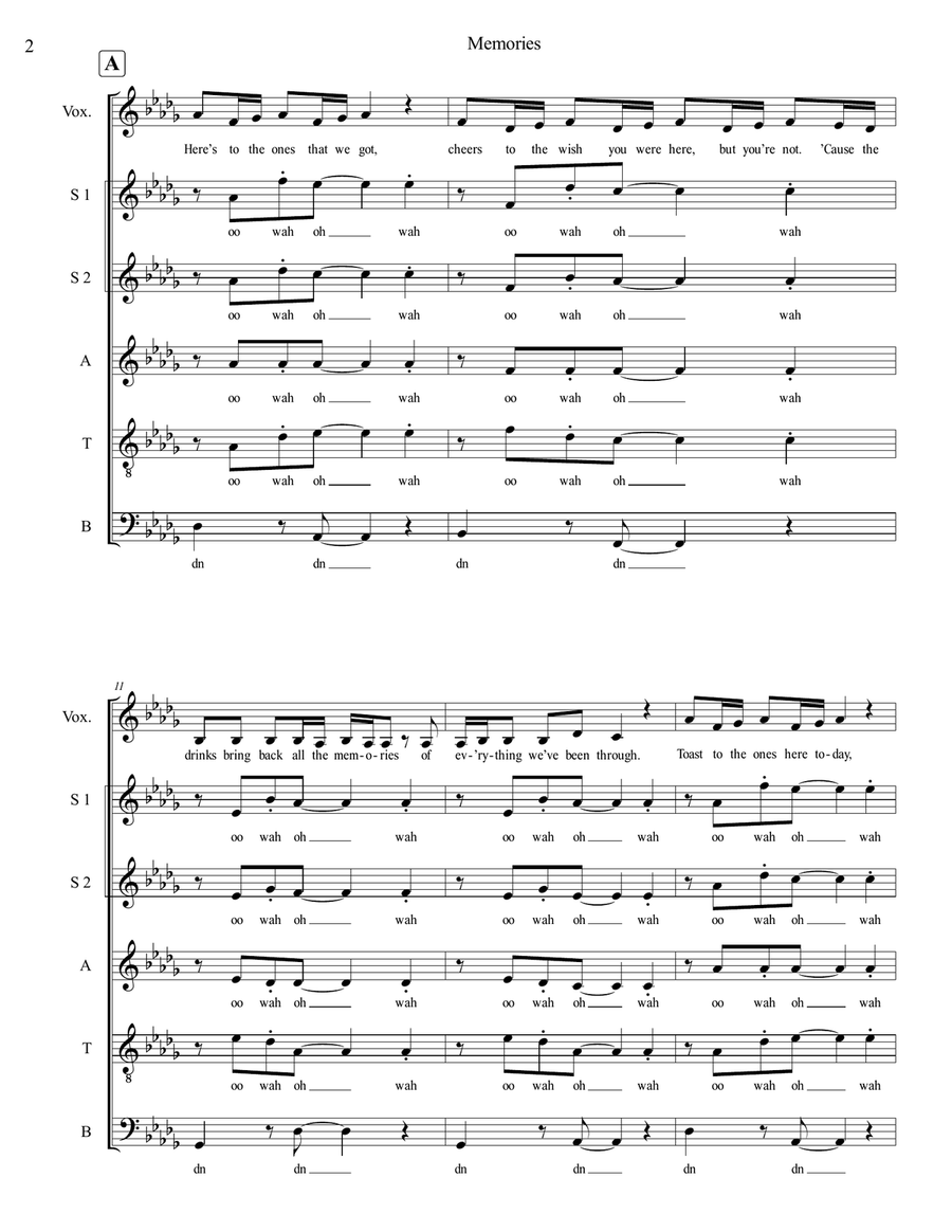 Memories Memories Divisi scores gallery preview page 2
