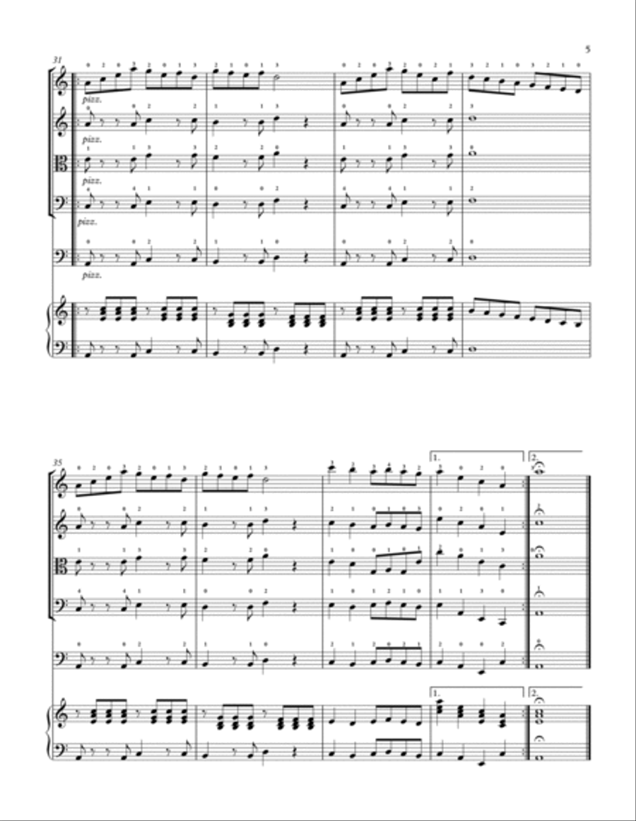 Snow Day Snow Day Piano Quartet scores gallery preview page 5