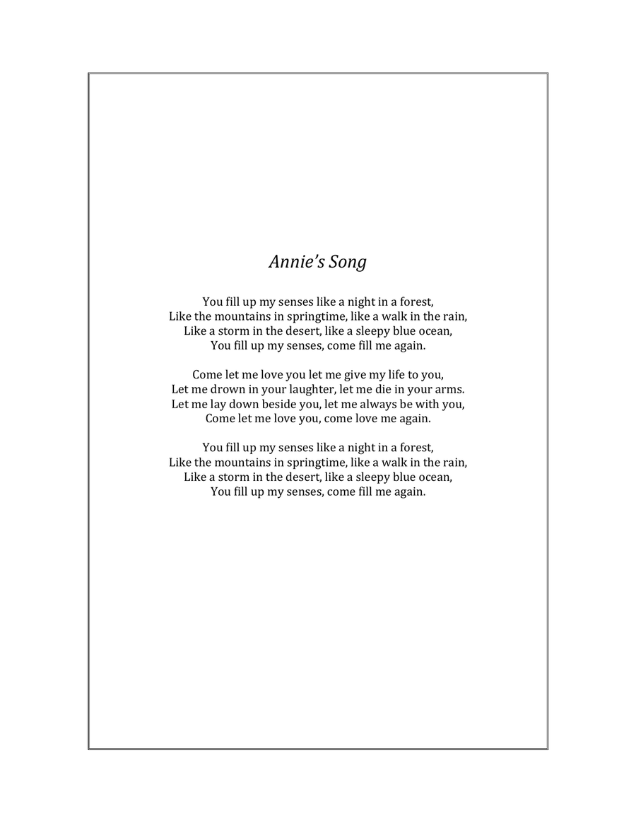 Annie's Song Harp scores gallery preview page 2