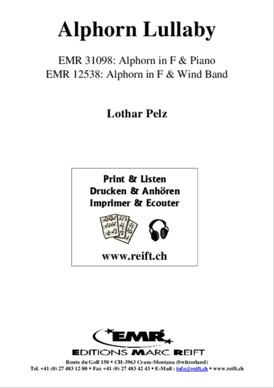 Alphorn Lullaby Piano Accompaniment scores gallery preview page 2