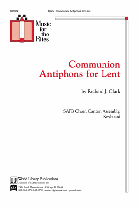 Book cover for Communion Antiphons for Lent