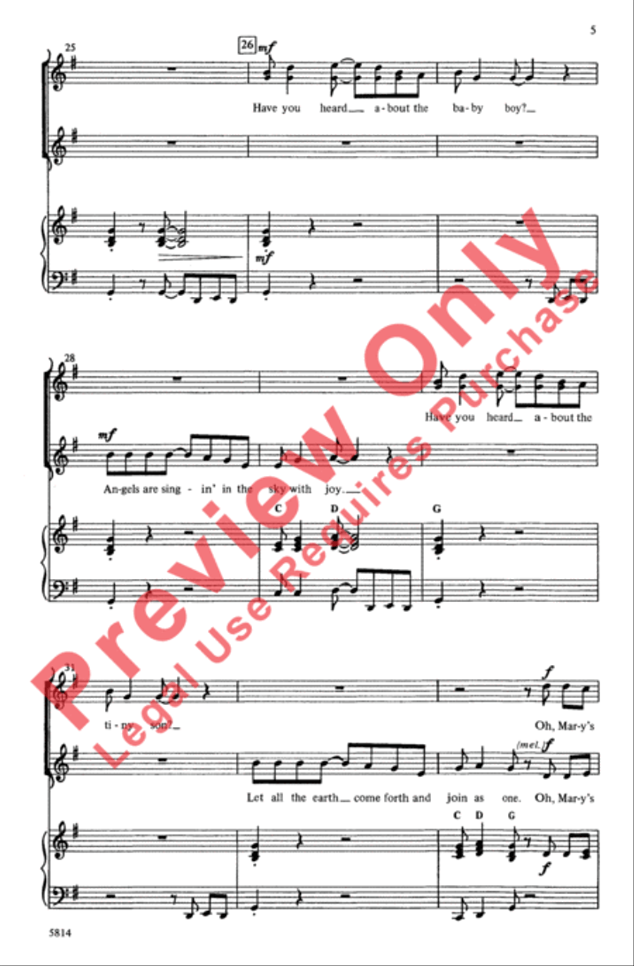 Rockin' the Baby 2-Part scores gallery preview page 5