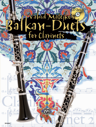 Vahid Matejko's Balkan Duets for Clarinets