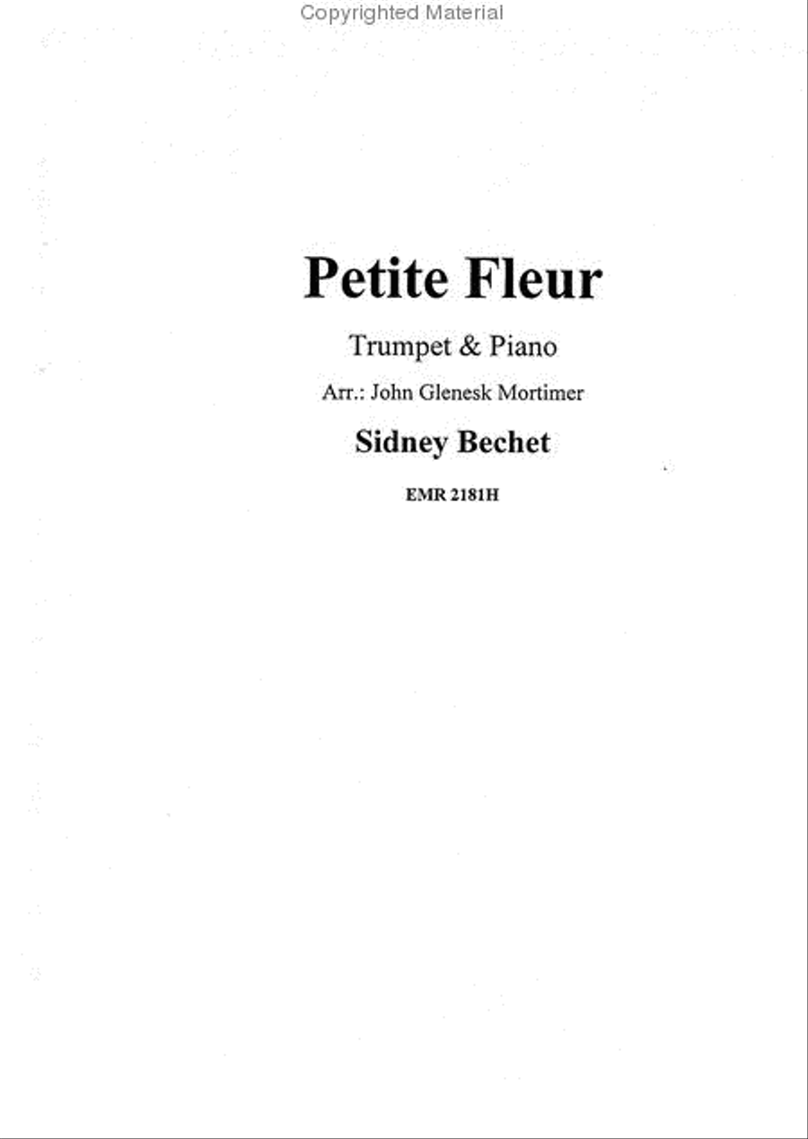 Petite Fleur Trumpet Solo scores gallery preview page 2