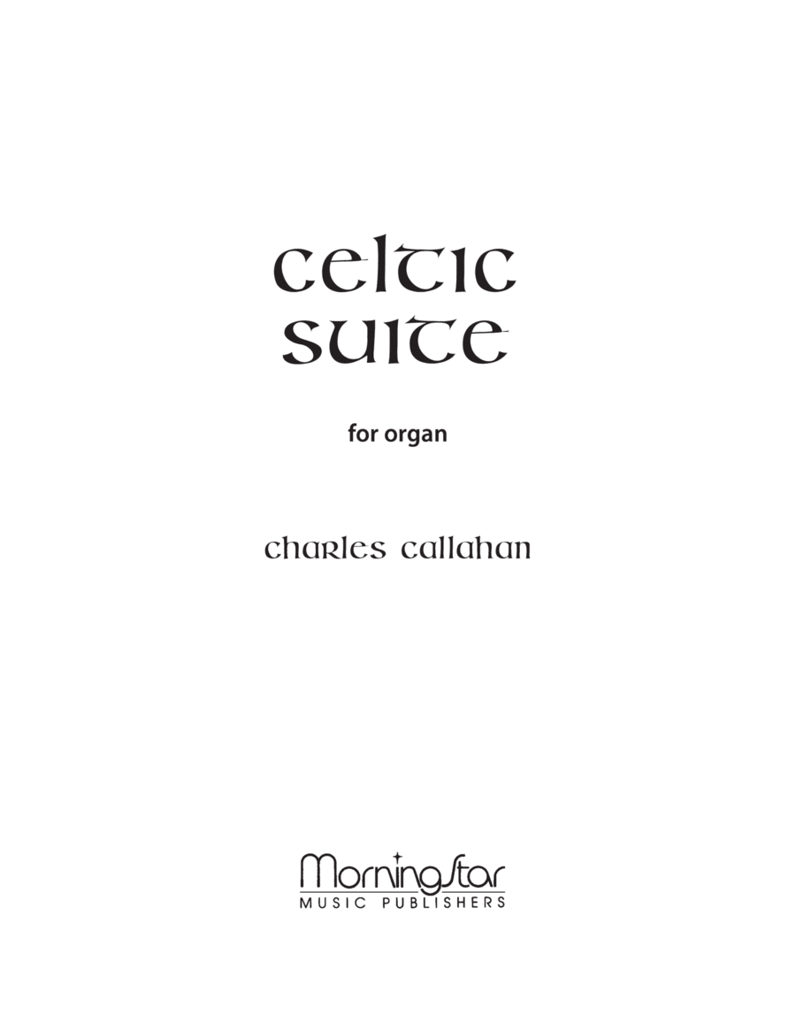 Celtic Suite Organ scores gallery preview page 1