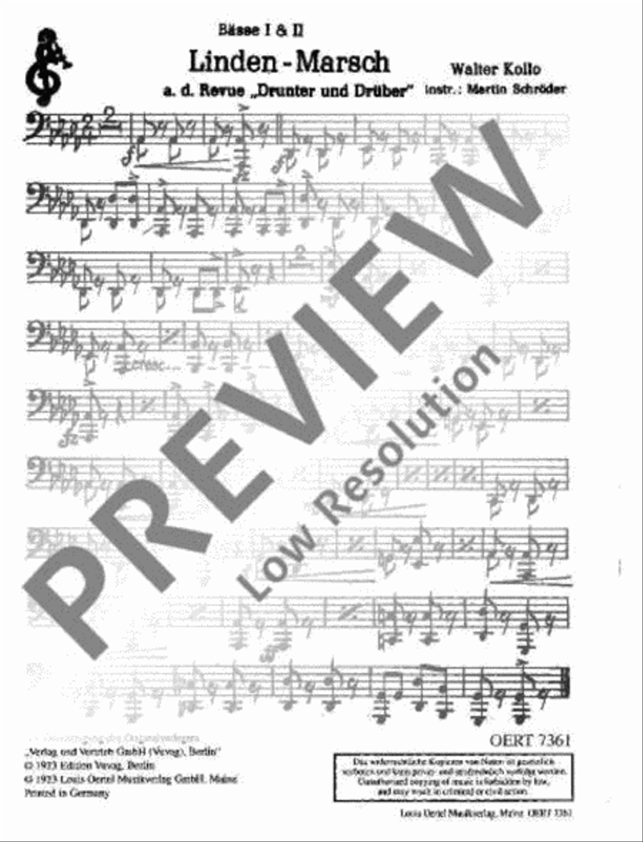 Linden-Marsch Concert Band scores gallery preview page 17