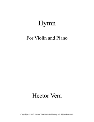 Book cover for Hymn for Violin and Piano