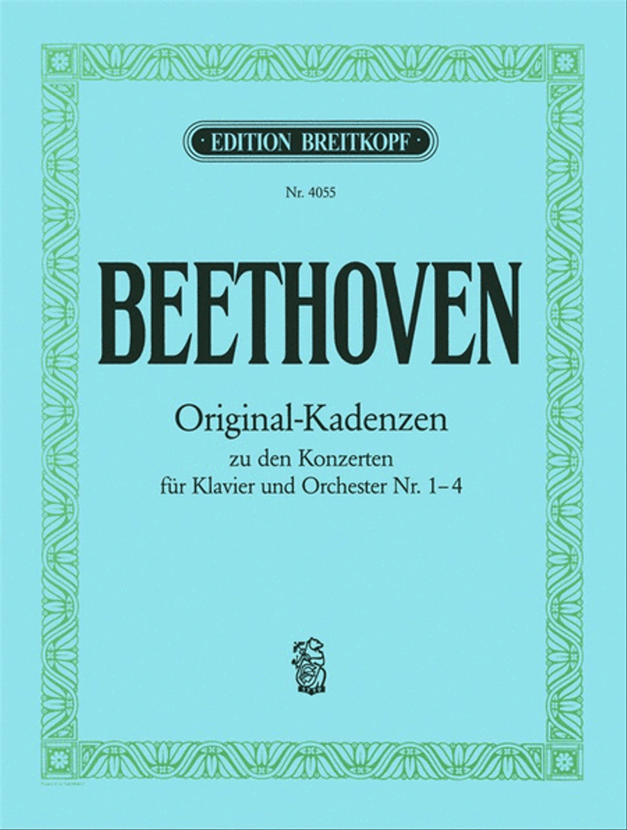 8 Original Cadenzas Piano Solo scores gallery preview page 1