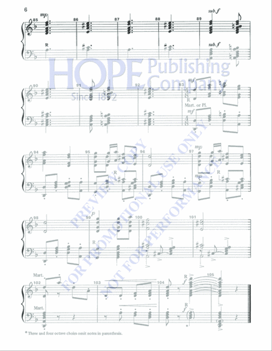 A Carol for All Seasons 5-Octaves scores gallery preview page 6