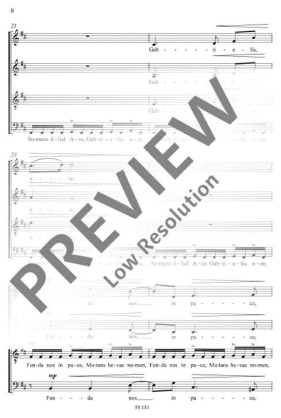 Three Motets Three Motets 4-Part scores gallery preview page 9