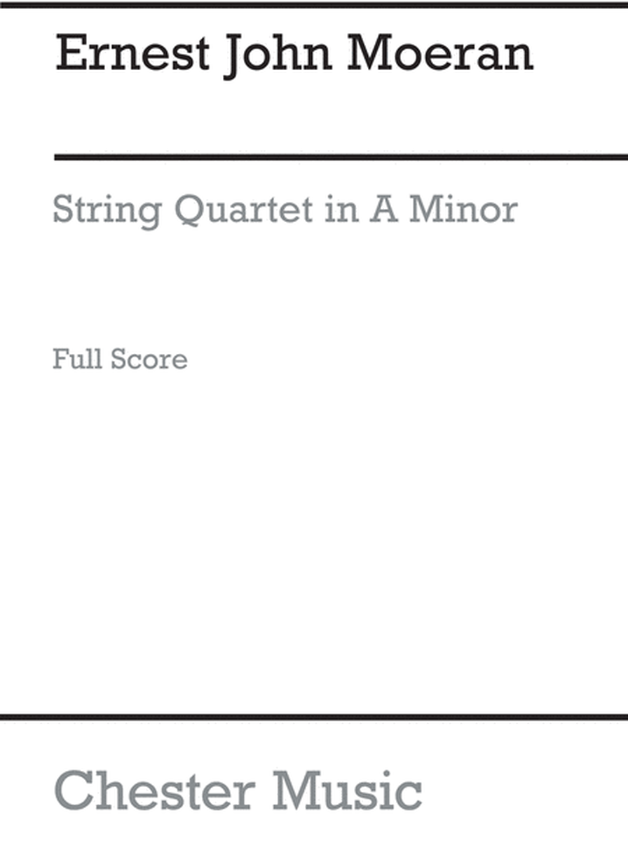 String Quartet In A Minor