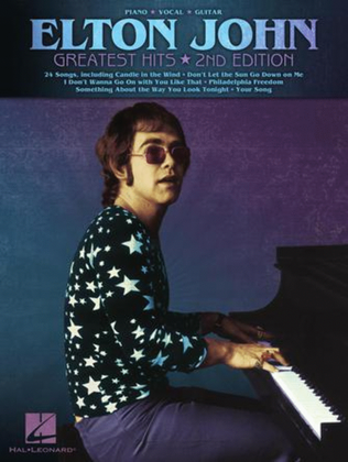 Book cover for Elton John - Greatest Hits, 2nd Edition