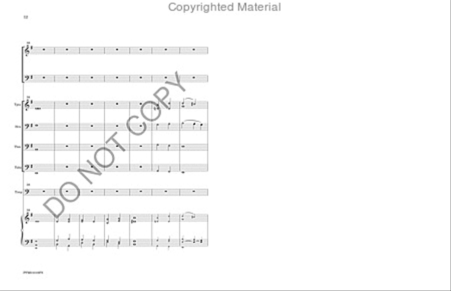 Hail the Day That Sees Him Rise - Full Score 4-Part scores gallery preview page 15