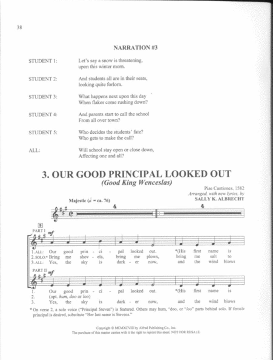 Crazy Carols! - CD Kit Choir scores gallery preview page 8