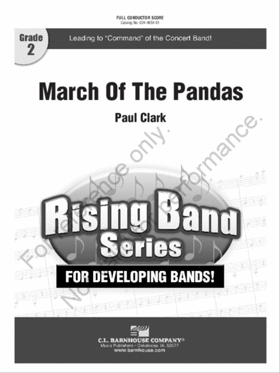March Of The Pandas March Of The Pandas Concert Band scores gallery preview page 2
