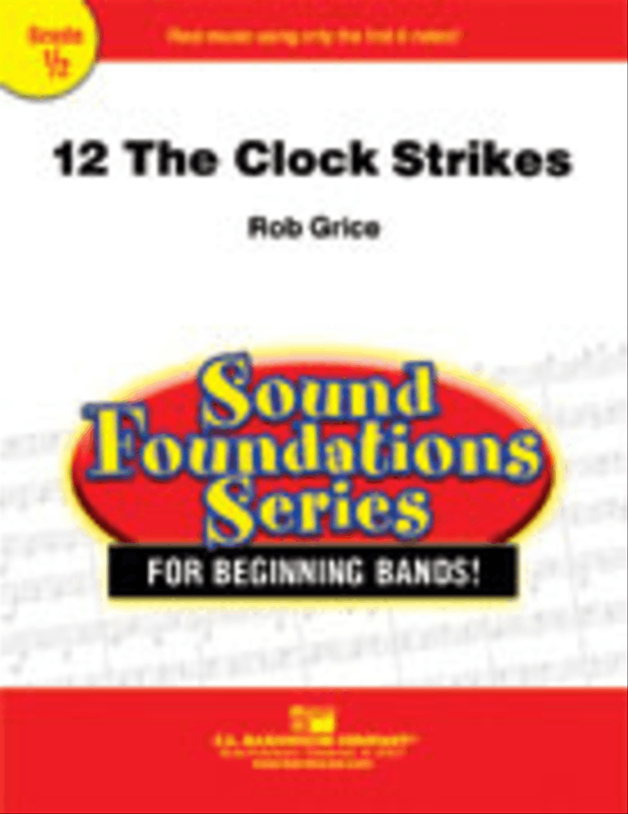 12 The Clock Strikes Concert Band scores gallery preview page 1