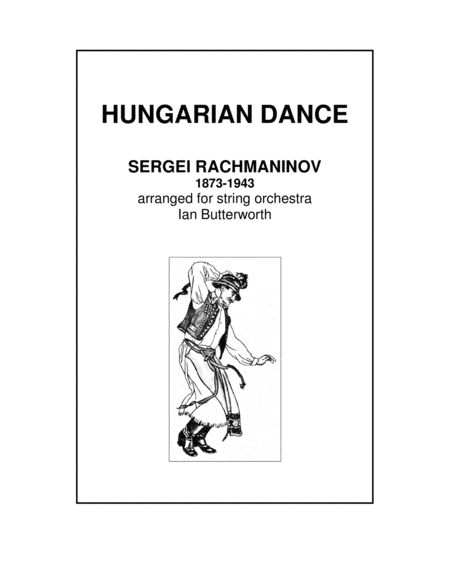 RACHMANINOV Hungarian Dance Op.6 No.2 for string orchestra image number null