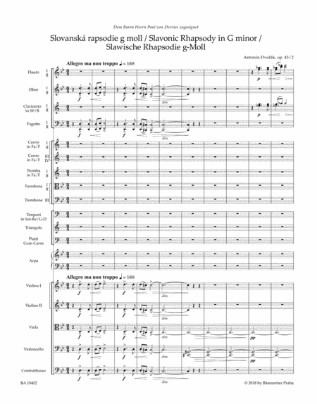 Slavonic Rhapsody in G Minor, Opus 45, No. 2