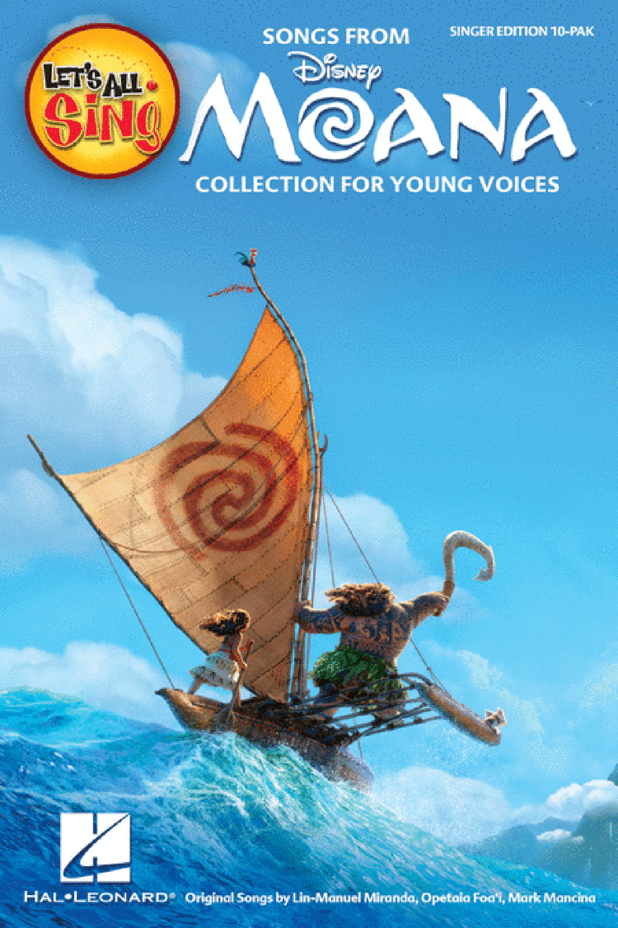 Let's All Sing Songs from MOANA Choir scores gallery preview page 1