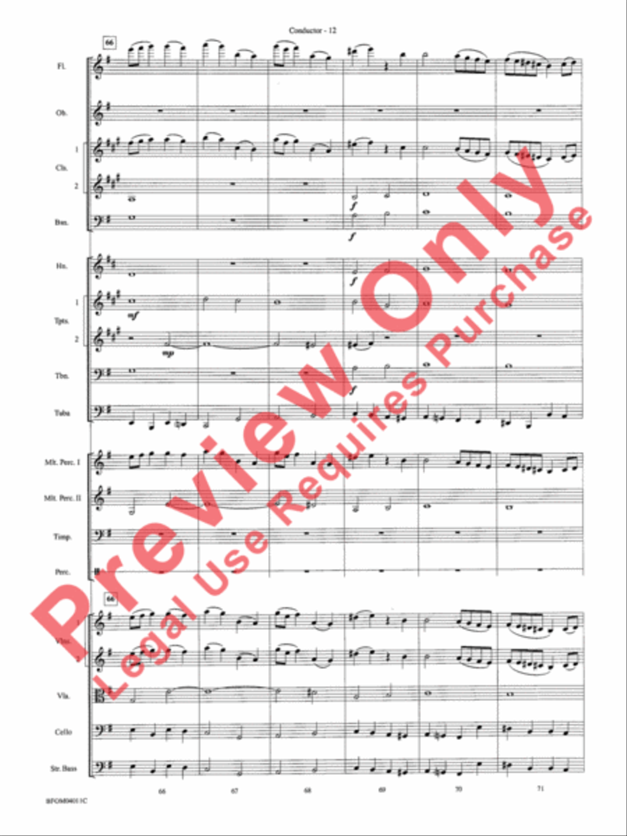 Sleepers Wake (More of the Best of Bach) Full Orchestra scores gallery preview page 14