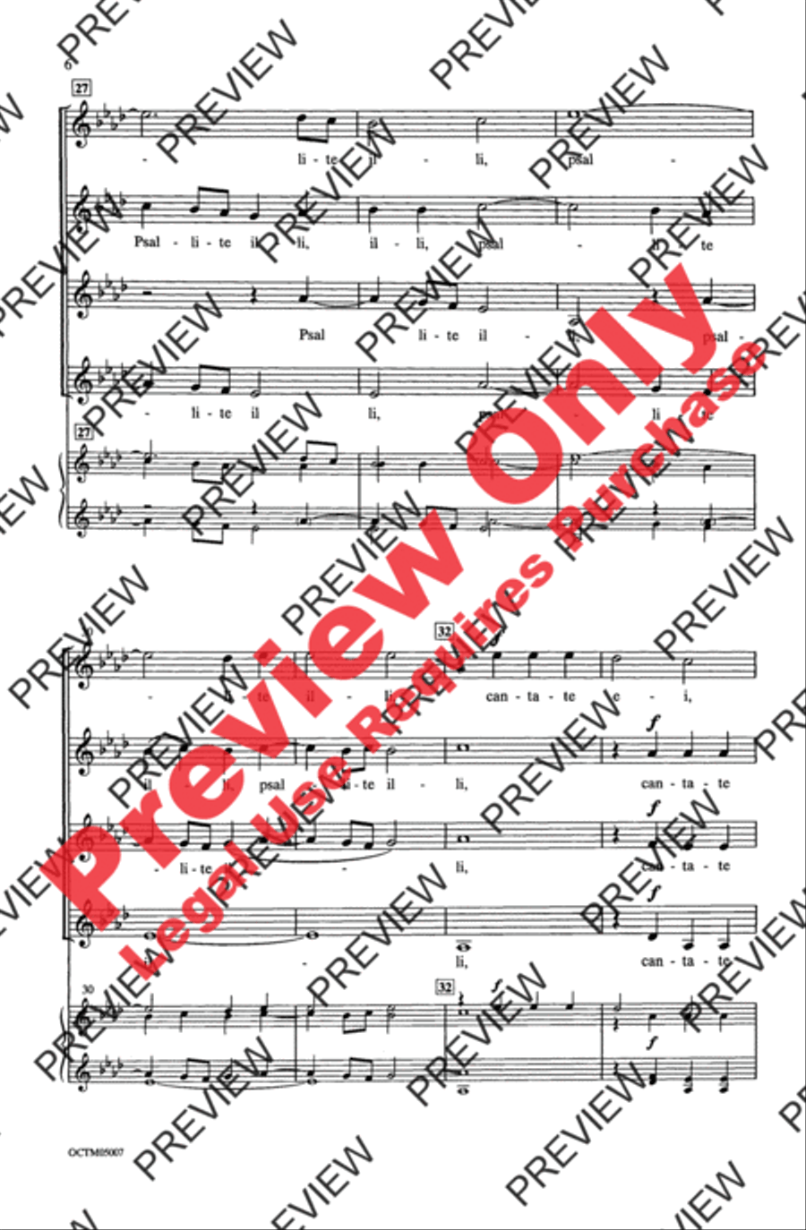 Exsultate Justi Women's Choir scores gallery preview page 6