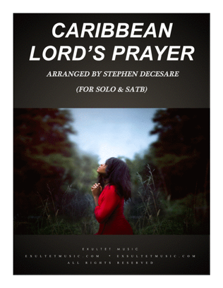 Book cover for Caribbean Lord's Prayer (for Solo & SATB)