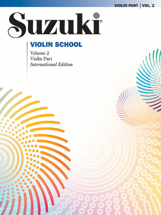 Book cover for Suzuki Violin School, Volume 2