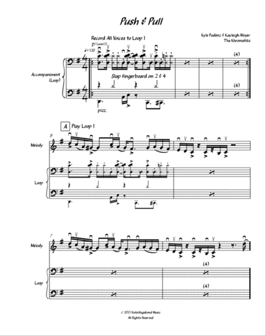 Push & Pull by The Khromatiks, for Electric Violin & Loop Station image number null