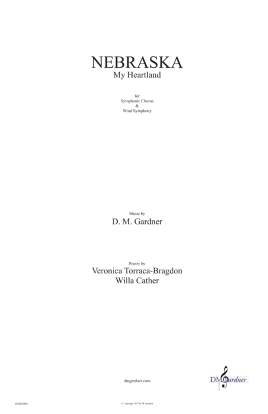 Nebraska - My Heartland (FULL SCORE) Choir scores gallery preview page 1